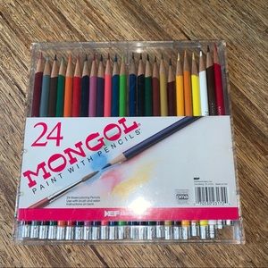 24 mongol "paint with pencils" colored pencils / paint